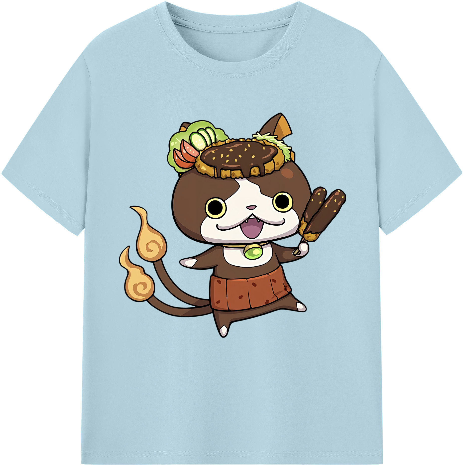 （画像用） 妖怪ウォッチ Yo-kai Watch 綿100％半袖Tシャツ（フロントプリント）